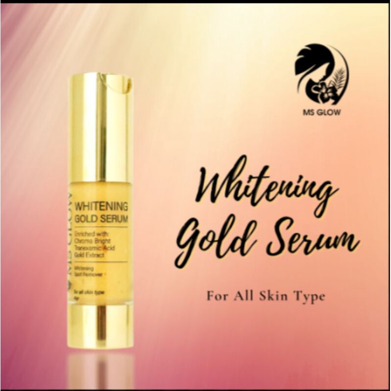 WHITENING GOLD SERUM MS  GLOW / SKINCARE ORIGINAL / BPOM