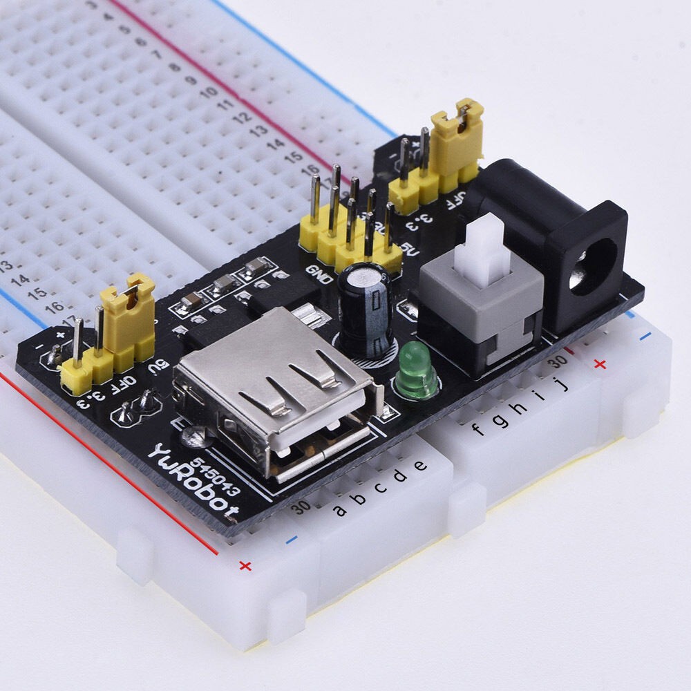 Breadboard MB102 Dual Power Supply Module Shield 3.3V 5V For Arduino Raspberry Pi Board Solderless