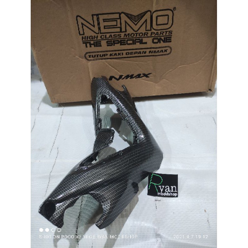 cover tutup stang atas nmax carbon tutup stang karnon nmax