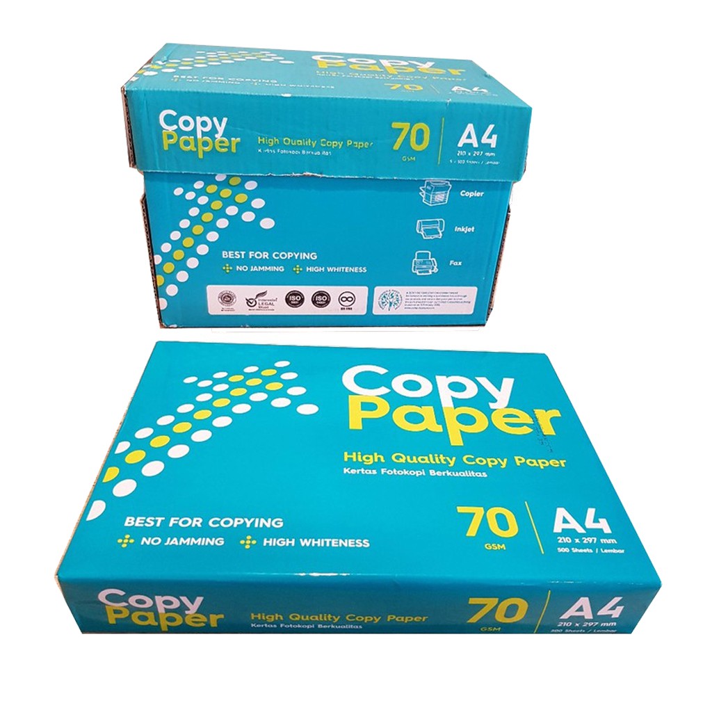 

Kertas Copy Paper A4 / Kertas Foto Copy / Kertas Lembaran / Kertas