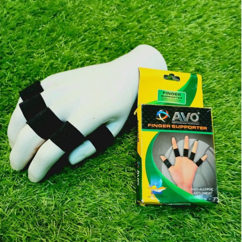 Finger Band AVO/Finger Support AVO Isi 10 pcs Original Deker Pelindung Jari Olahraga Futsal Sepak Bola