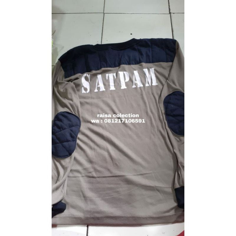 kaos security terbaru lengan panjang / kaos security lengan panjang / kaos satpam