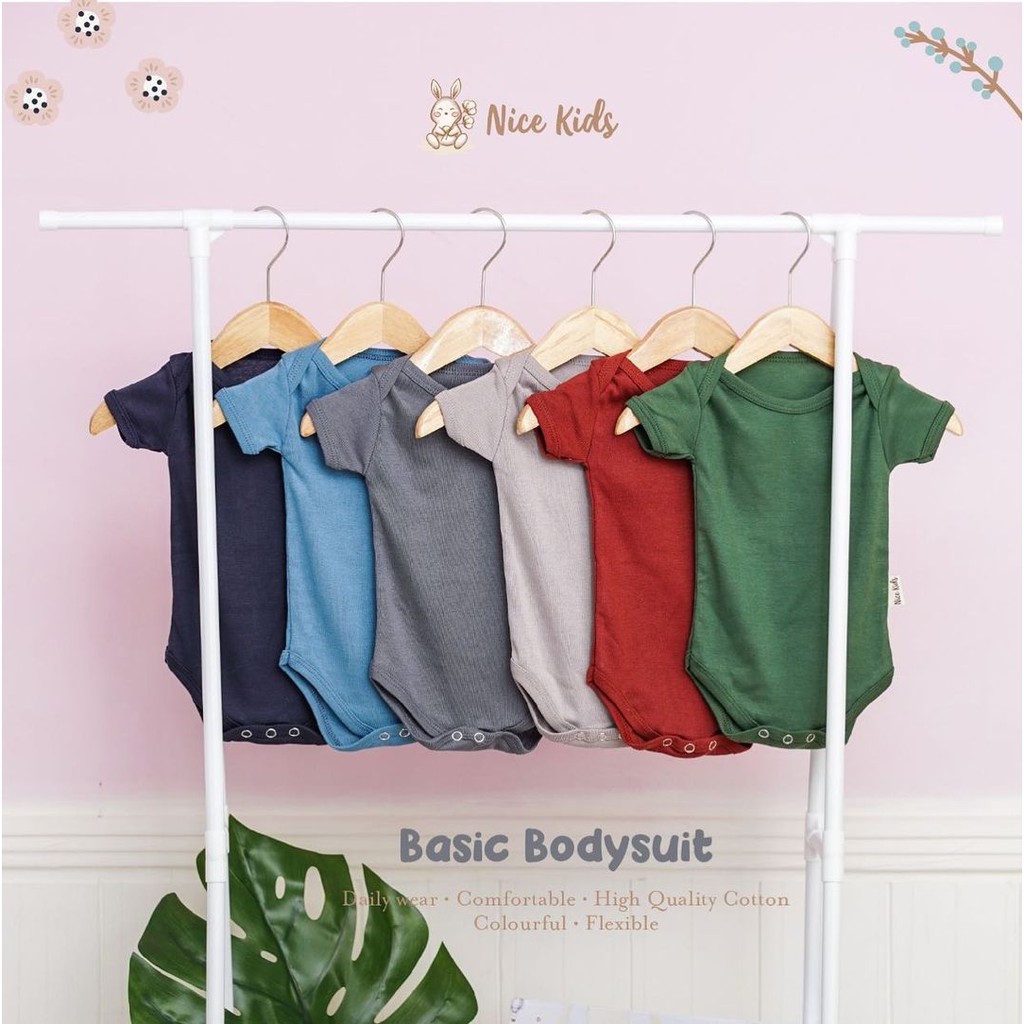 Nice Kids Basic Bodysuit V-1