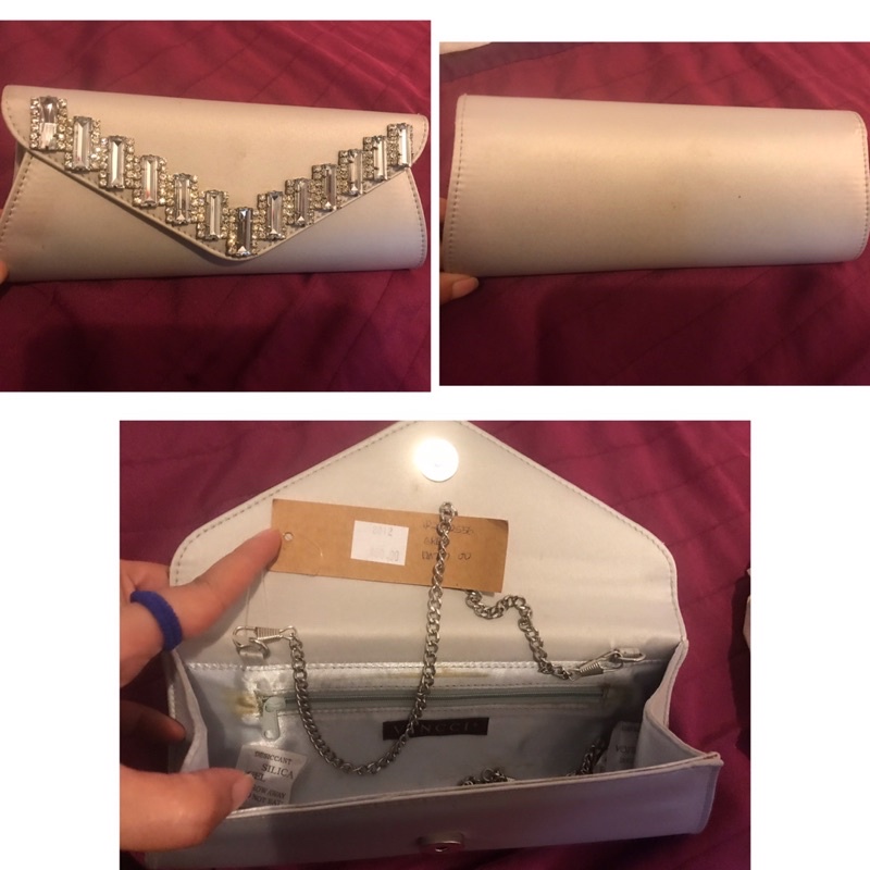 Preloved clutch VINCCI tas pesta tas undangan tas tenteng wanita murah