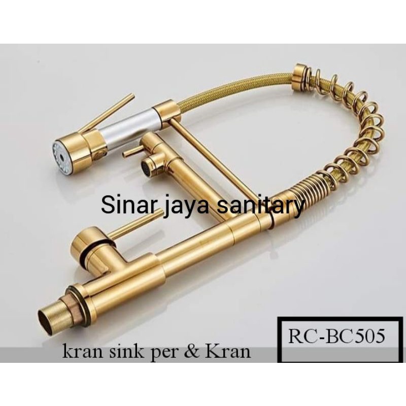 Kran fantry rose gold panas dingin / Kran pantry panas dingin stainless