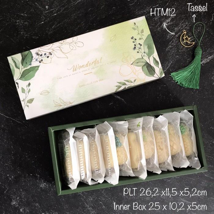 

5pcs K8832 Kotak Kue Dus Nastar Cookies Dus Hijau Goodie Bag K88 best seller