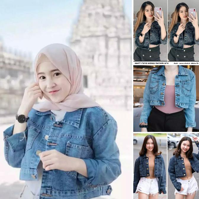 jaket jeans wanita jaket levis/denim wanita jaket crop cewek