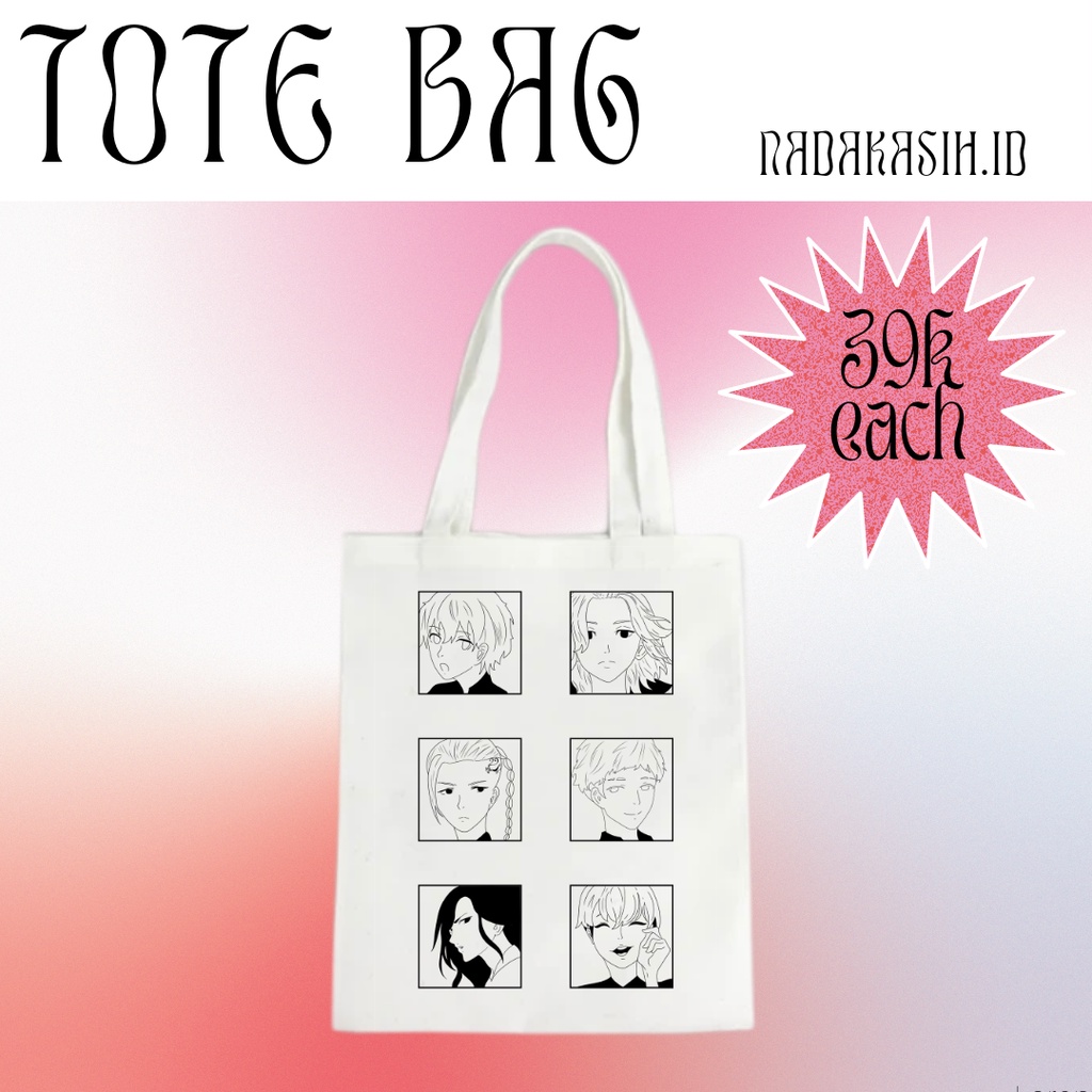 [PRE-ORDER] Tokyo Revengers Fanmerch Tote Bag