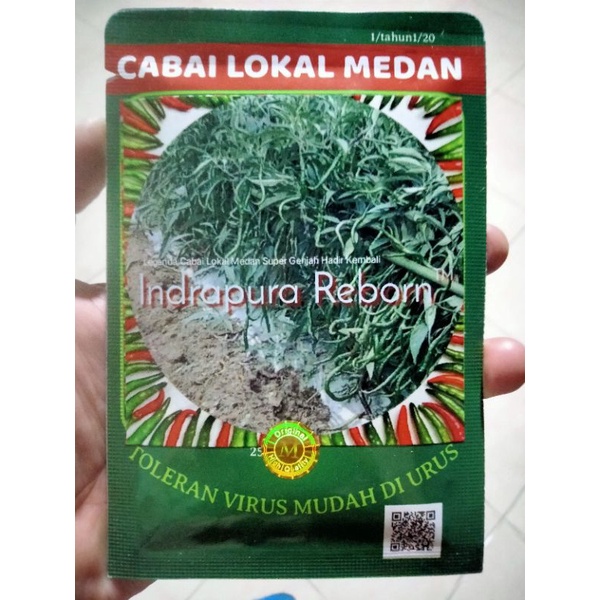 Benih Cabe Merah Keriting INDRAPURA REBORN 10 Gram - CMK INDRAPURA REBORN - Bibit Cabai Lokal medan 