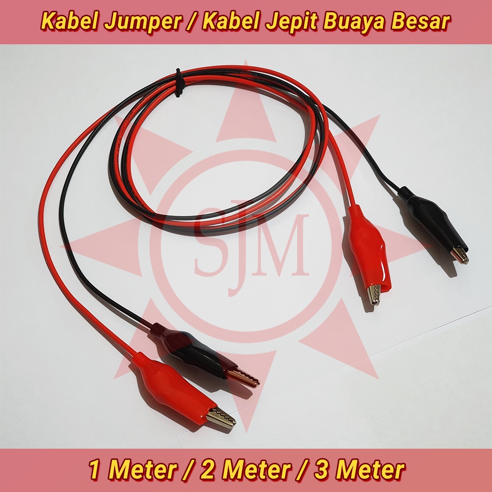 Kabel Jepit Buaya Besar / Kabel Jumper Mobil / Motor