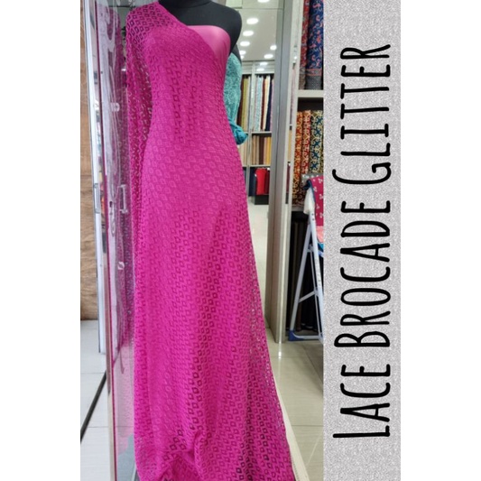 kain broklat glitter cantik