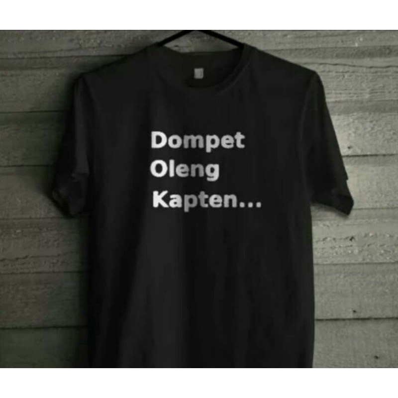 Tshirt.kaos sablon Dompet oleng Kapten