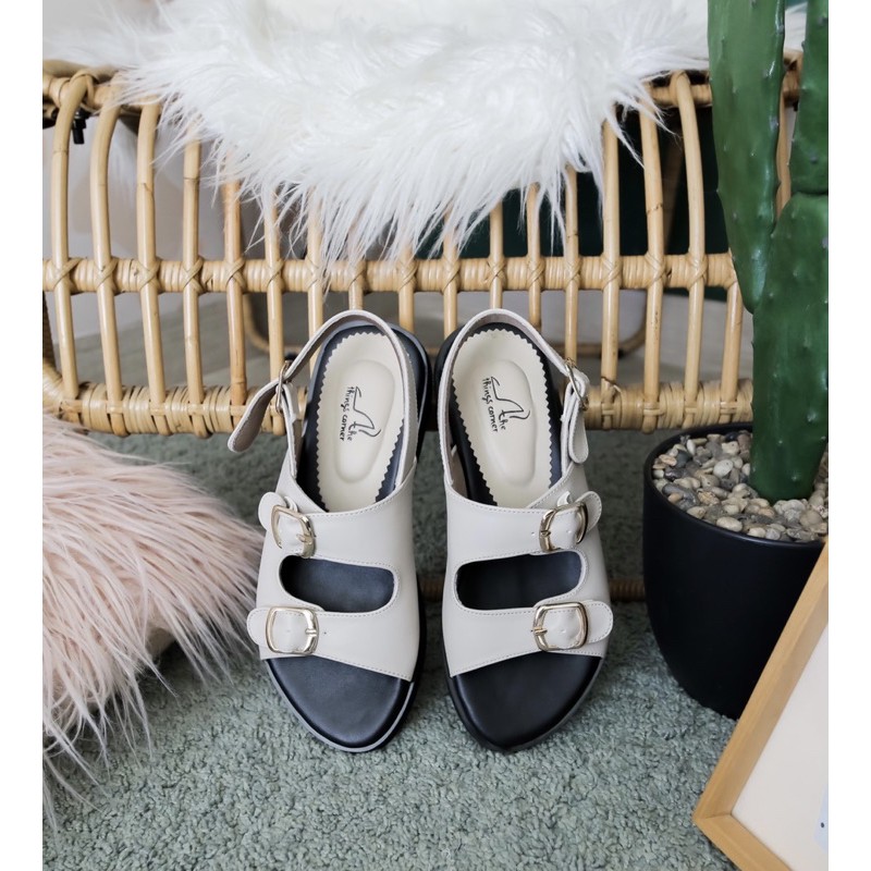 YURI FLATFORM - Sepatu wanita/wedges wanita/flatform