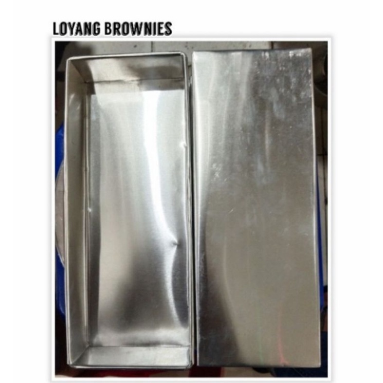 Loyang brownies ukuran 26x10 tinggi 4 cm