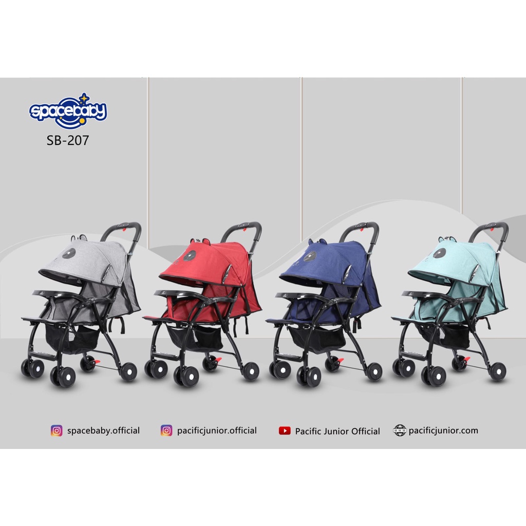 Baby Stroller SB 207 329-1 6202 Spacebaby Bisa Dilipat SB207 SB329-1 SB6202 Cabin Size Alat Bantu Kereta Dorong Anak Bayi Space Baby Extra Pad Rocker Reversible Stir Bolak Balik Kelambu SB 203 SB203 SB 204 SB204 SB 325-1 SB325-1 SB 330-1 SB330-1