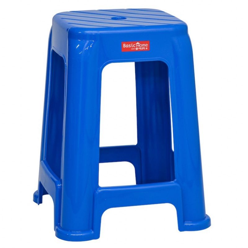 Basic Home Lion Star BHG-1 Amana High Stool Blue Kursi Makan Biru