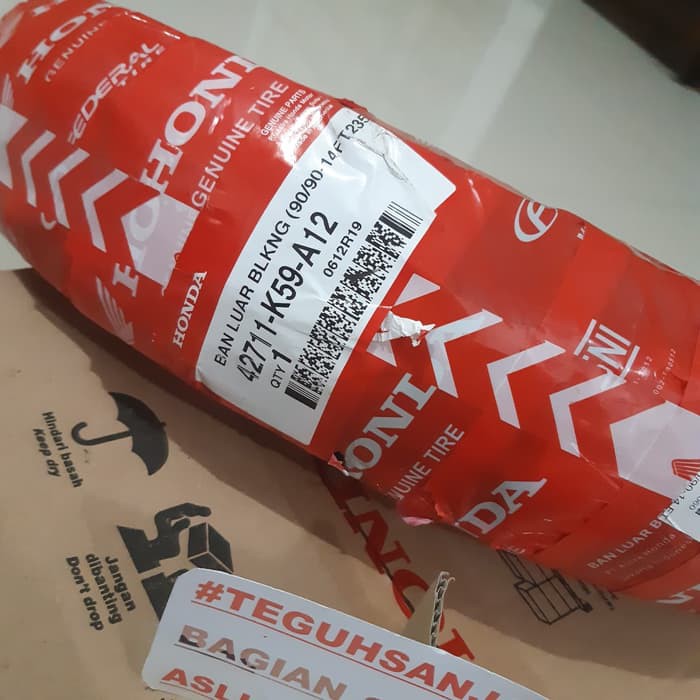 ban luar tubeless honda federal 90 90 14 / 90/90 14 +1 pentil tubeless