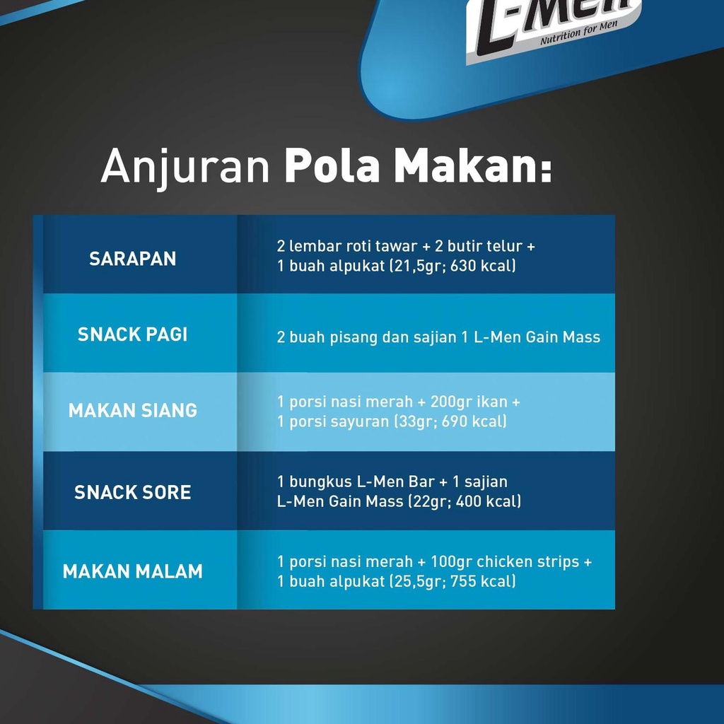 

♥MURAH LEBAY♥ L-Men Gain Mass Mangga 500 gram - Suplemen Penambah Massa Otot Tinggi Whey Protein