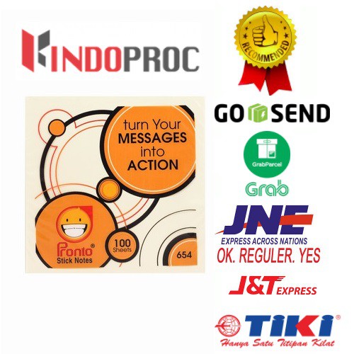 Post It PRONTO No.654 per Pad- MURAH