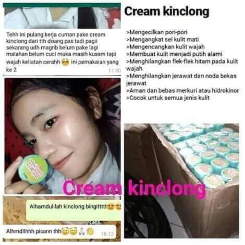 Cream kinclong