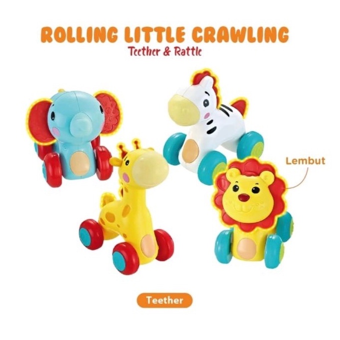 Little Crawling Friends Rattle Teether / Mainan Edukasi Anak