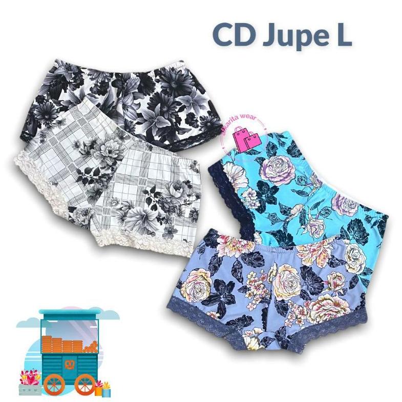 [PROMO NRL75] Segiempat wanita renda | CD wanita segiempat renda | boxer wanita | CD BOXER WANITA Te