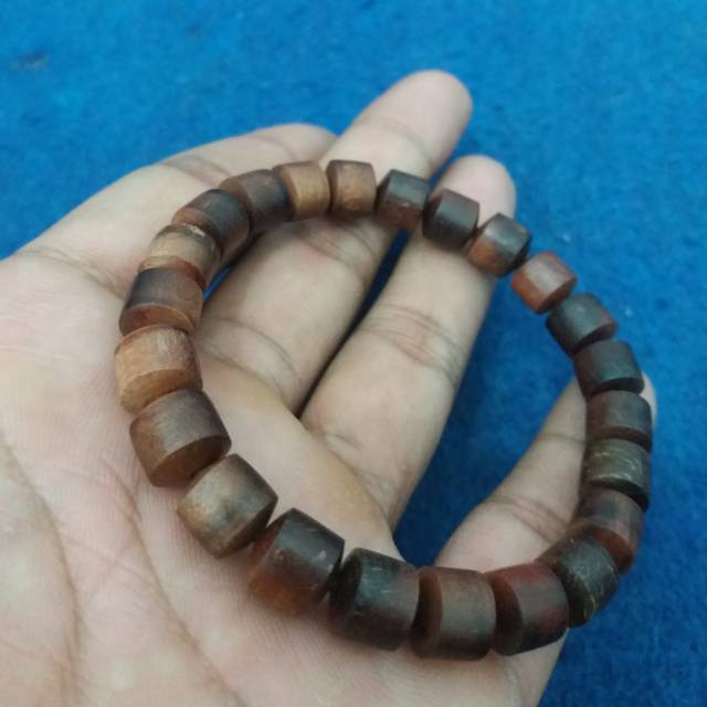 Gelang kayu stigi/setigi full tabung