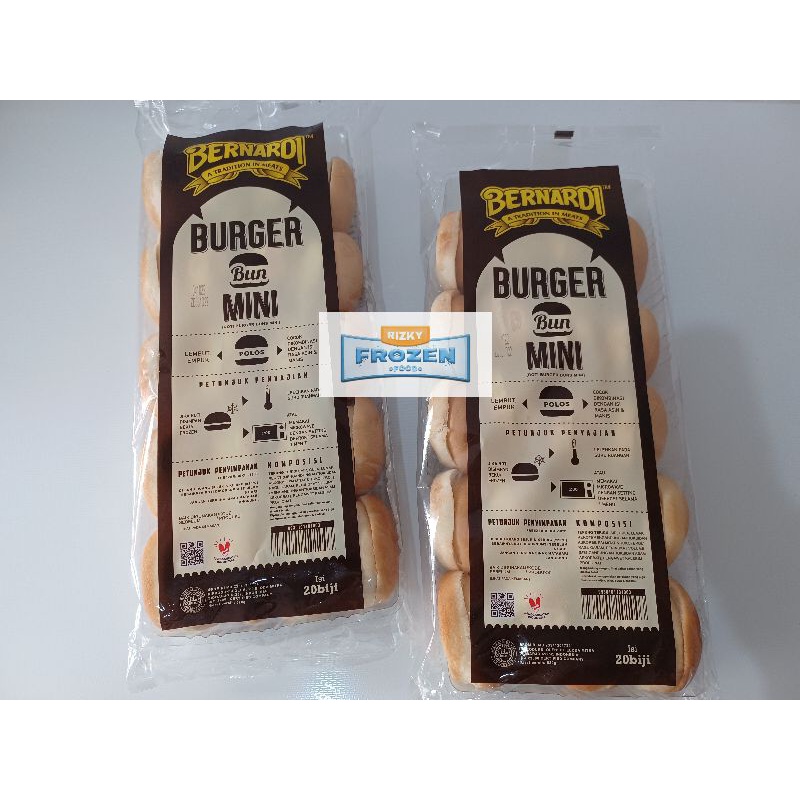 

Roti Burger Mini Bernardi isi 20 pcs