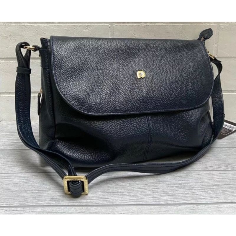 Tas Wanita Kulit Asli Merk Papillon Original K3214 Warna Dongker