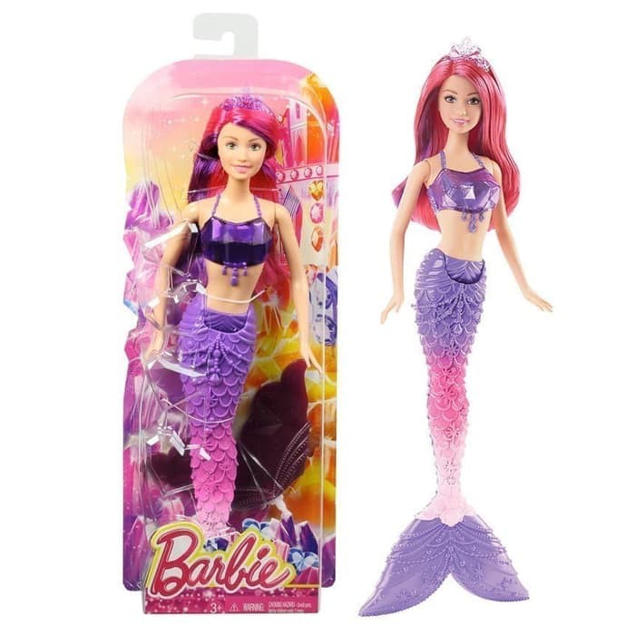 barbie mermaid putri duyung purple original mattel Berkualitas