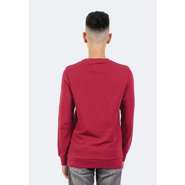 MANZONE Sweater Pria SLIM FIT Koch-Maroon