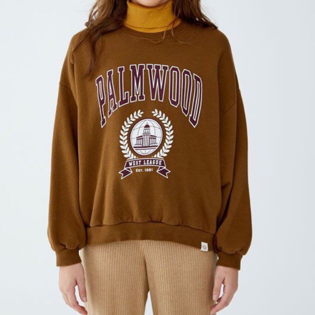 (PS) PALMWOOD WEST LEAGUE SWEATER CREWNECK BAHAN FLEECE