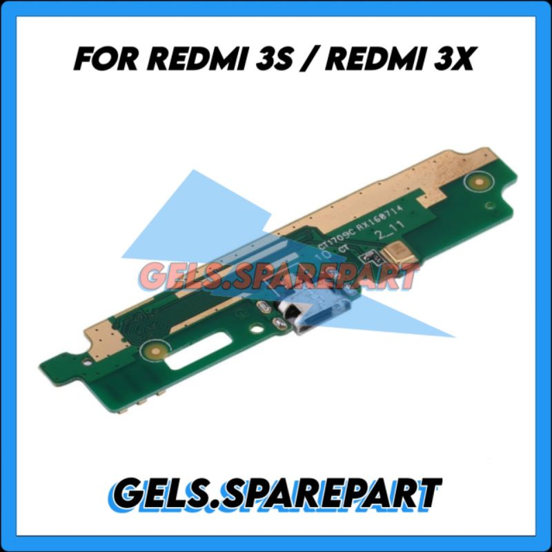 Flexible Board Charger Papan Cas Redmi 3S Redmi 3X + Mic