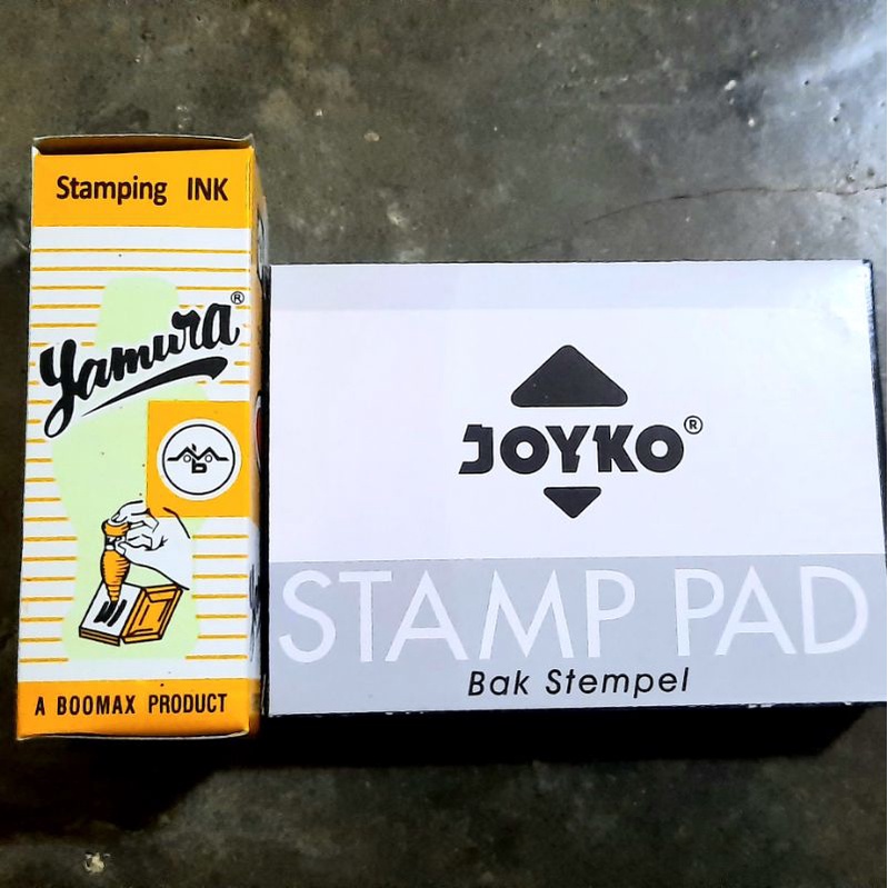 

PAKET TINTA & BAK STAMPEL / STAMP PAD KOSONG UNTUK STAMPEL KAYU