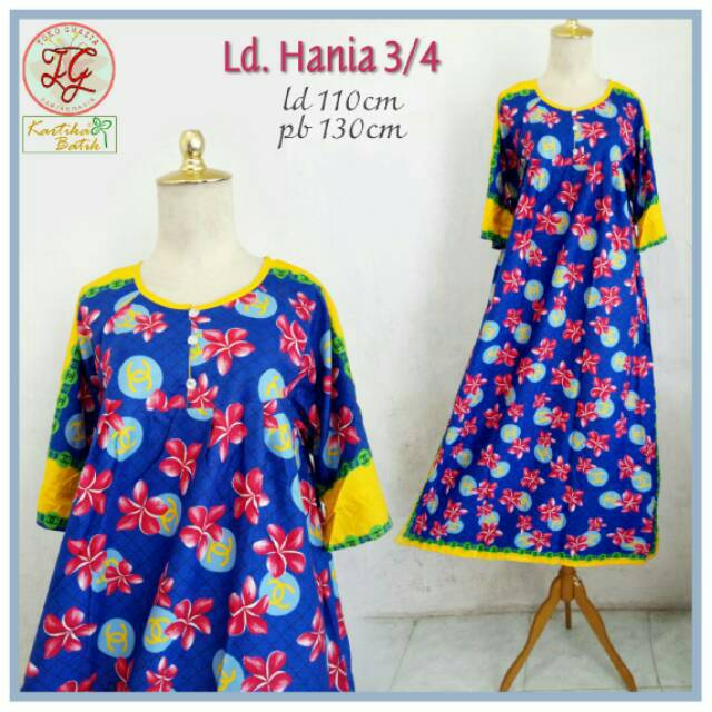 Kartika Batik Daster Longdress Hania Lengan 3/4