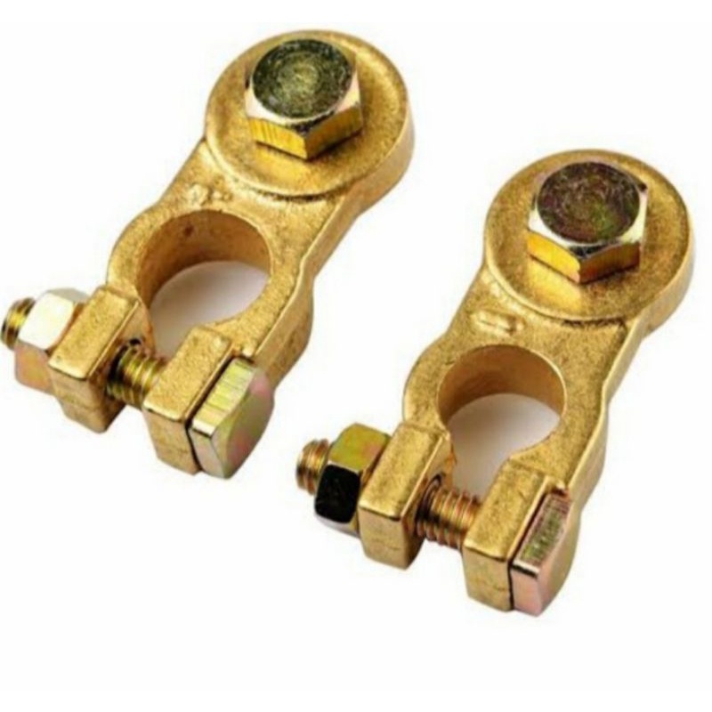 skun kepala aki kecil 1 set isi 2 pcs sambungan kabel aki