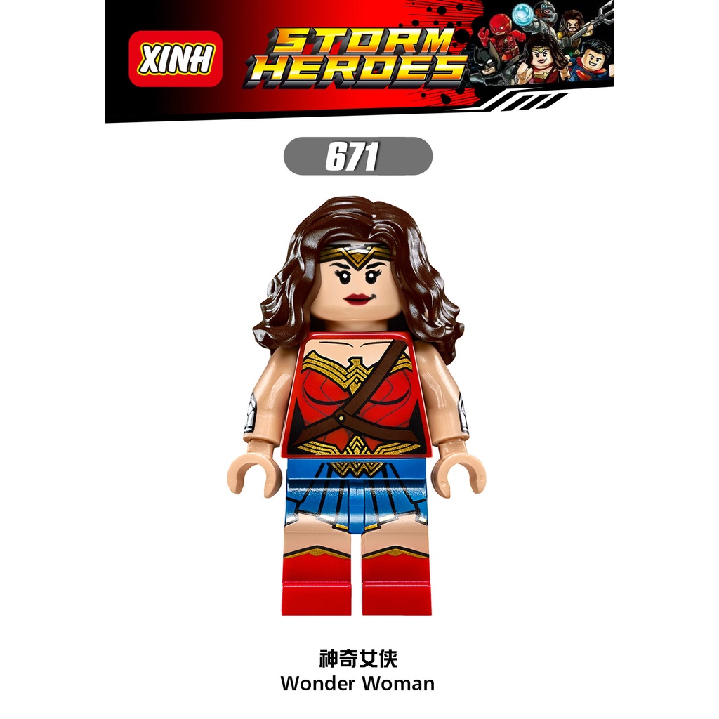 Superman Minifigures DC Super heros Cyborg The Flash Aquaman Blok Bangunan Batman Bizarro Mainan Angka Mini