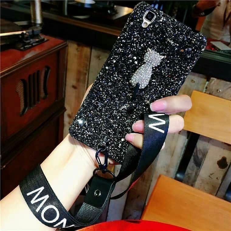 Glitter Cat Diamond Case Oppo F1S F3 F5 F7 F9 F11 F11 Pro K3 Neo 9