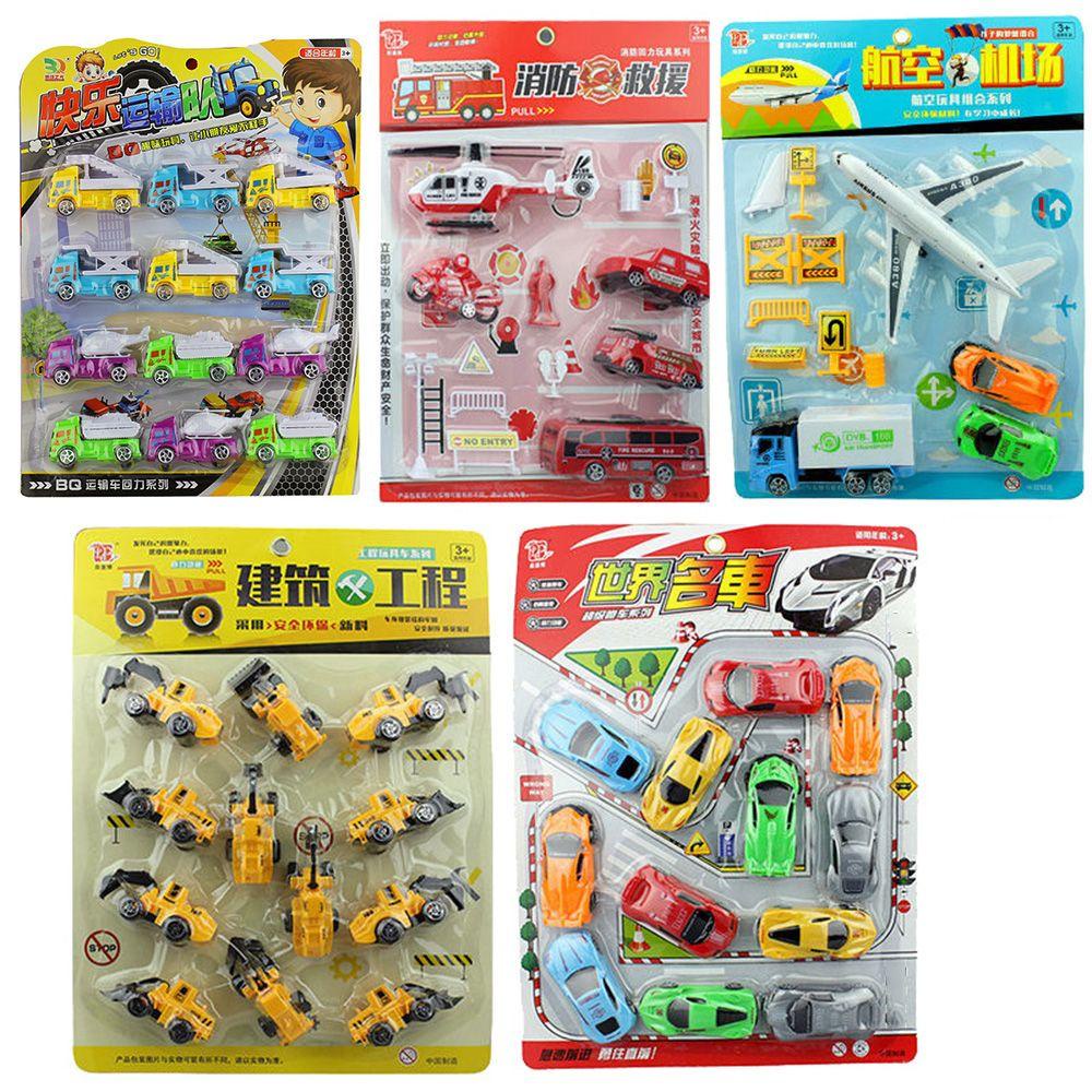 R-flower Set Mainan Mobil-Mobilan Bahan Plastik Untuk Hadiah Anak