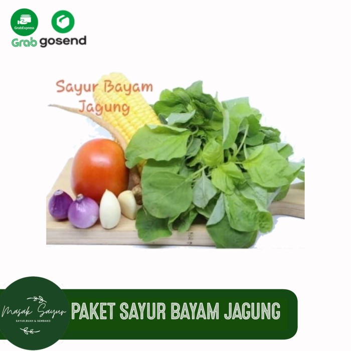 

paket sayur bayam jagung