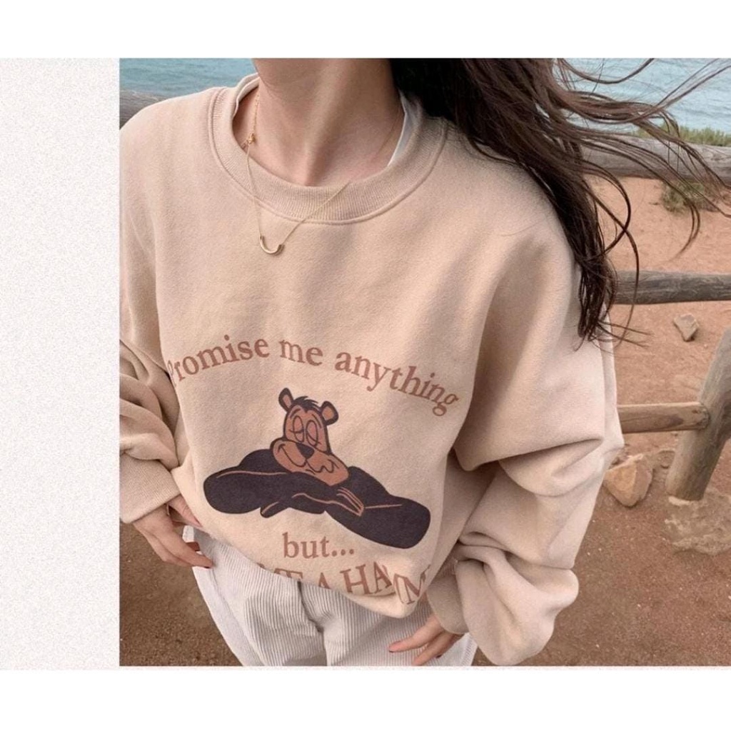 GIVE ME A HAMMS CREWNECK WANITA SWEATER WANITA / SWEATER WANITA TEBAL