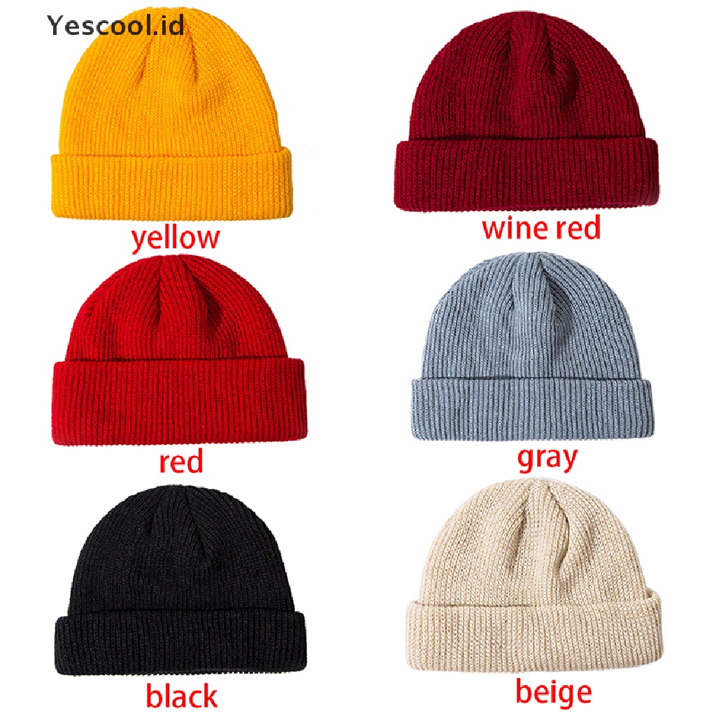 Topi Beanie Musim Dingin Hangat Untuk Pria Dan Wanita