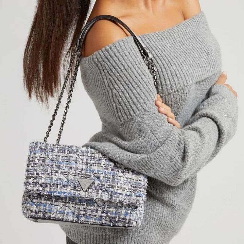 GUESSS Cessily Quilted Convertible Crossbody