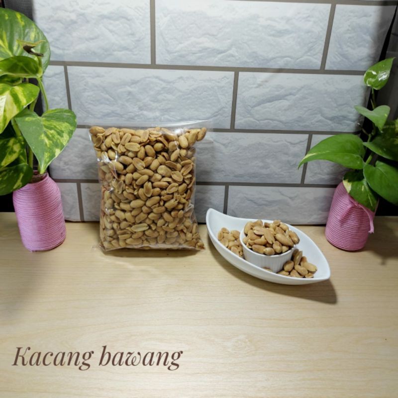 

kacang bawang dan emping pedas