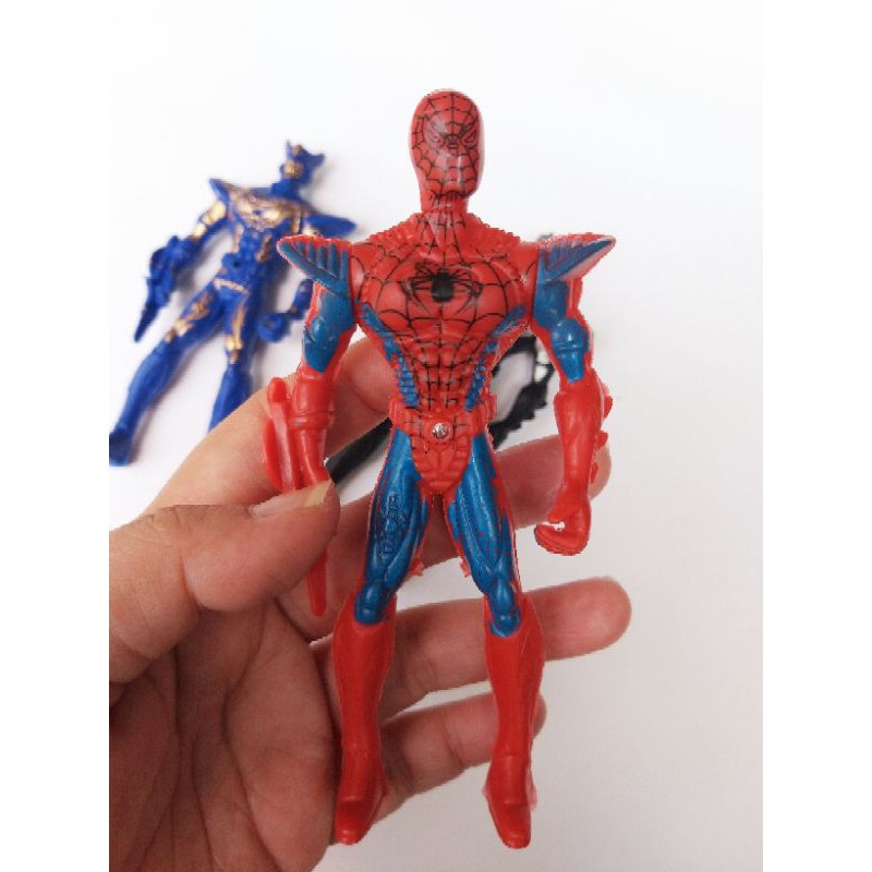 Figurin Spiderman Batman Legend Hero Tinggi 13cm / Topper Kue/ Hiasan Kue  Ultah Bagus Murah