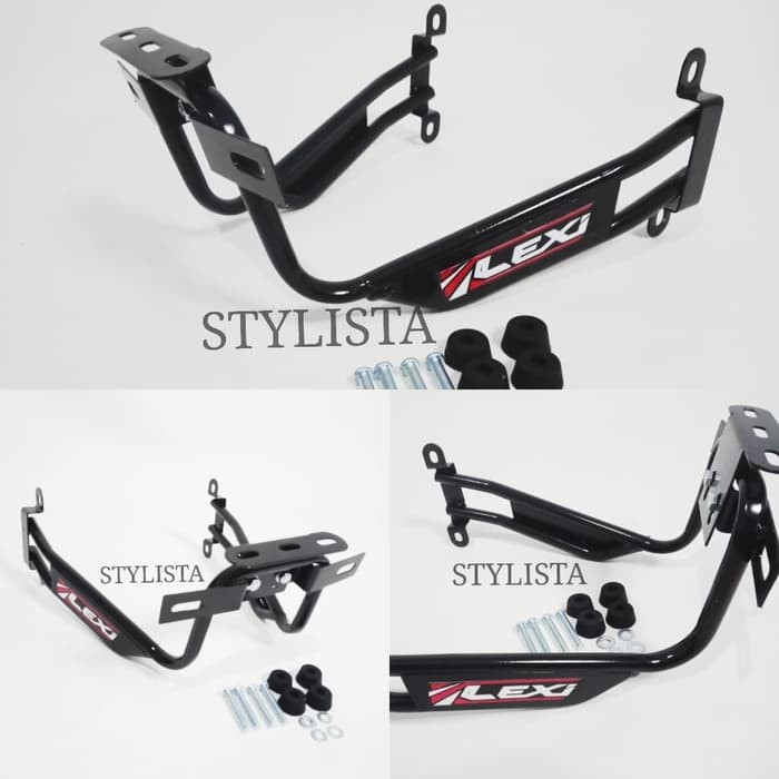 Dudukan plat depan LEXI bahan tebal Berkualitas aksesoris motor A08