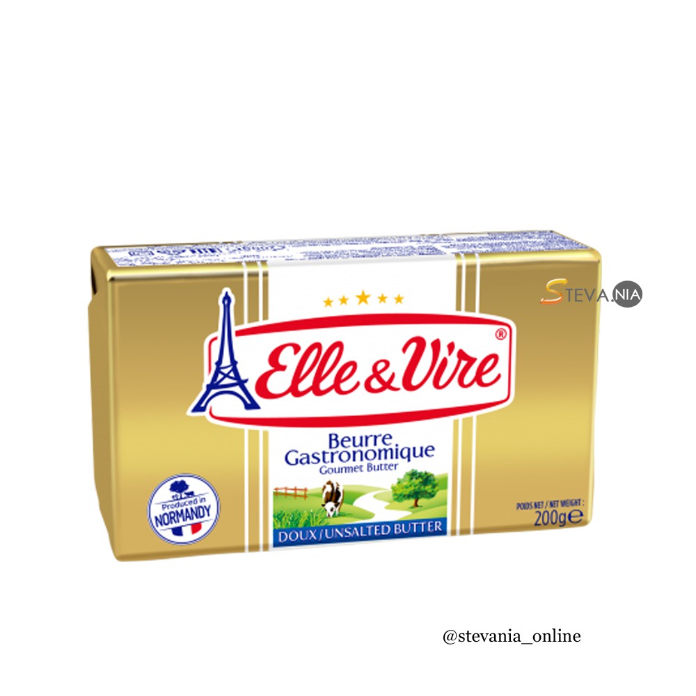 

Elle and Vire Unsalted Butter 200GR