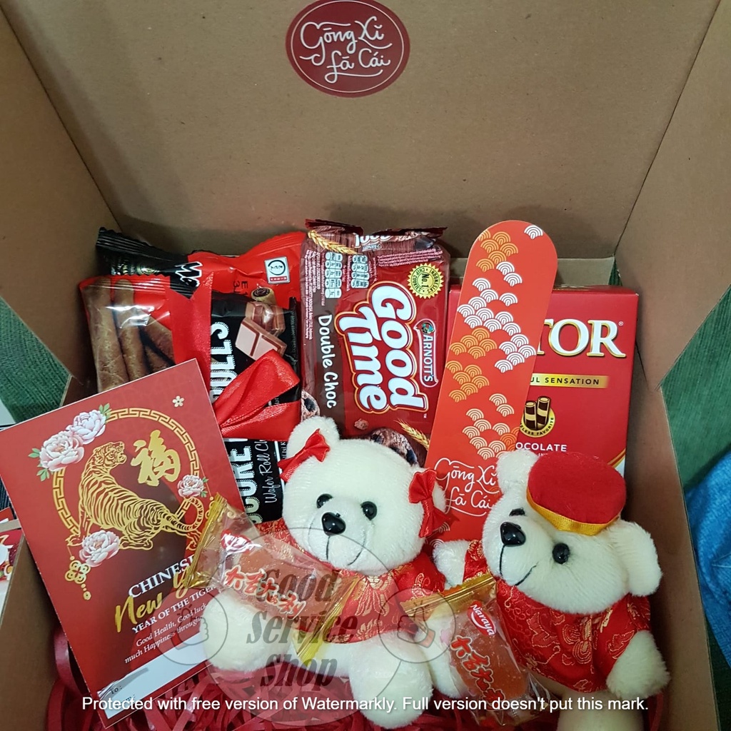 

Parcel Parsel Imlek Tahun Baru China Xinnian Sin Cia Ready Siap Kirim Hampers Gift Box Plus Boneka Kartu Ucapan