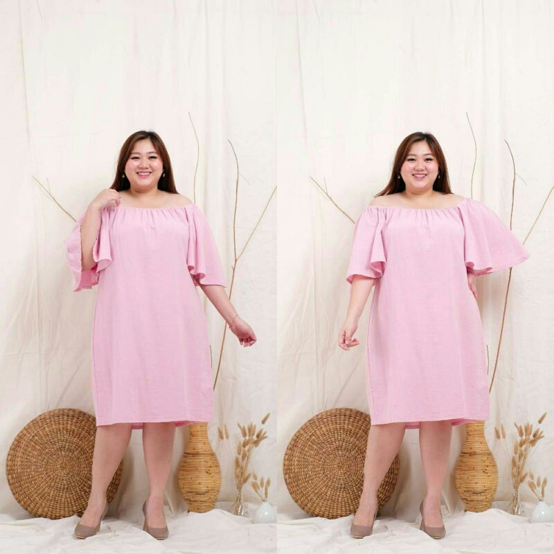 Dress Katun Linen Jumbo Wynne