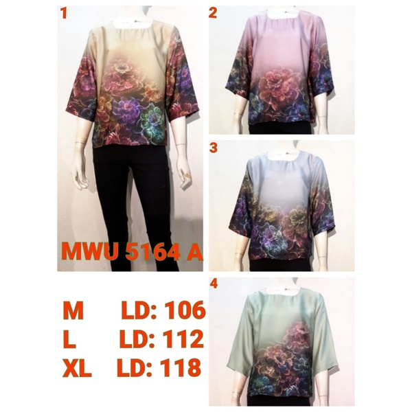 [MWU 5164A] Blus/Blouse/Baju/Dress Murah
